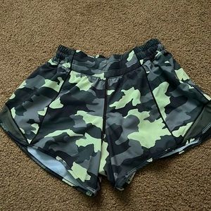 Lululemon camo shorts, size 4